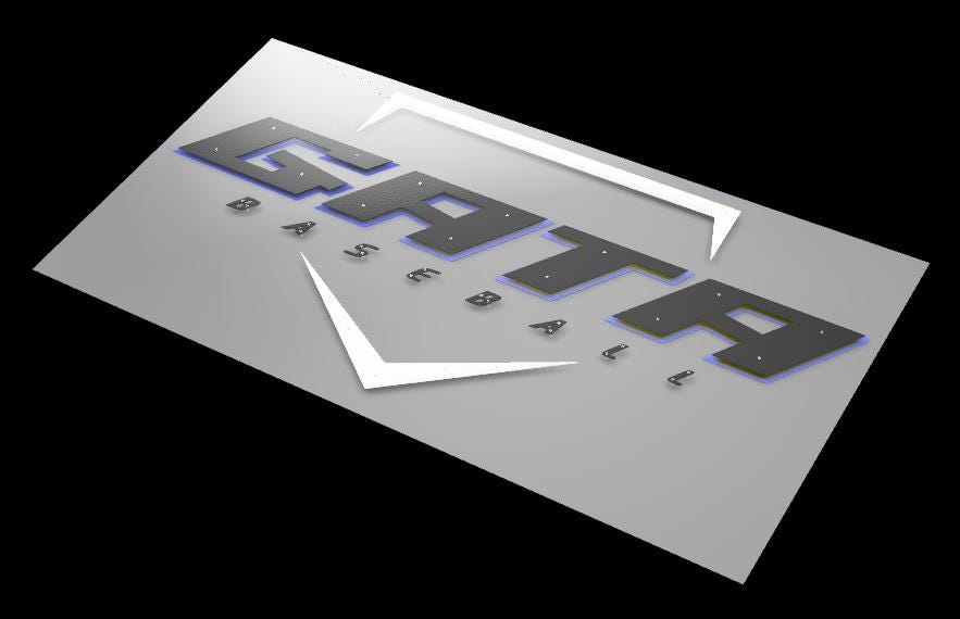 Custom 3D Layered Business Logo Sign, Multi-Layered wall art, Personalized logo sign - BENEC Designs