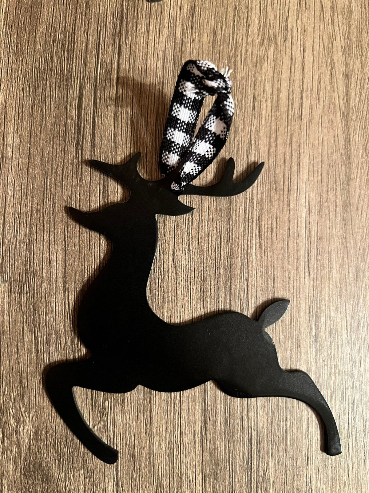 Black Steel Deer Ornament - BENEC Designs