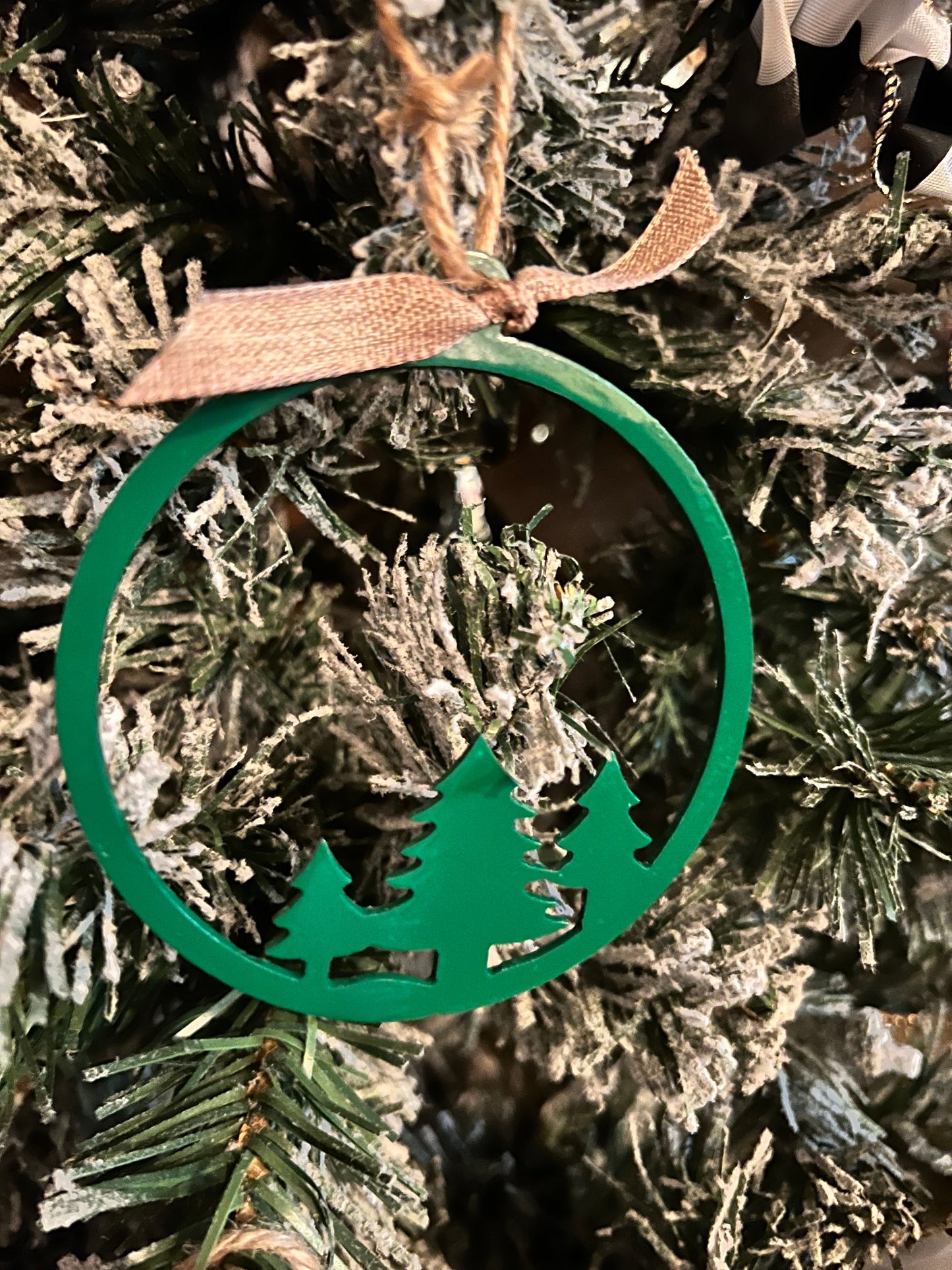 Green Trees Ornament