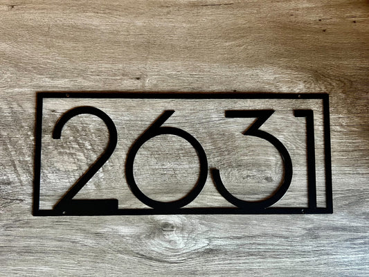 Cutom Metal Address Sign - Personalized Address Sign